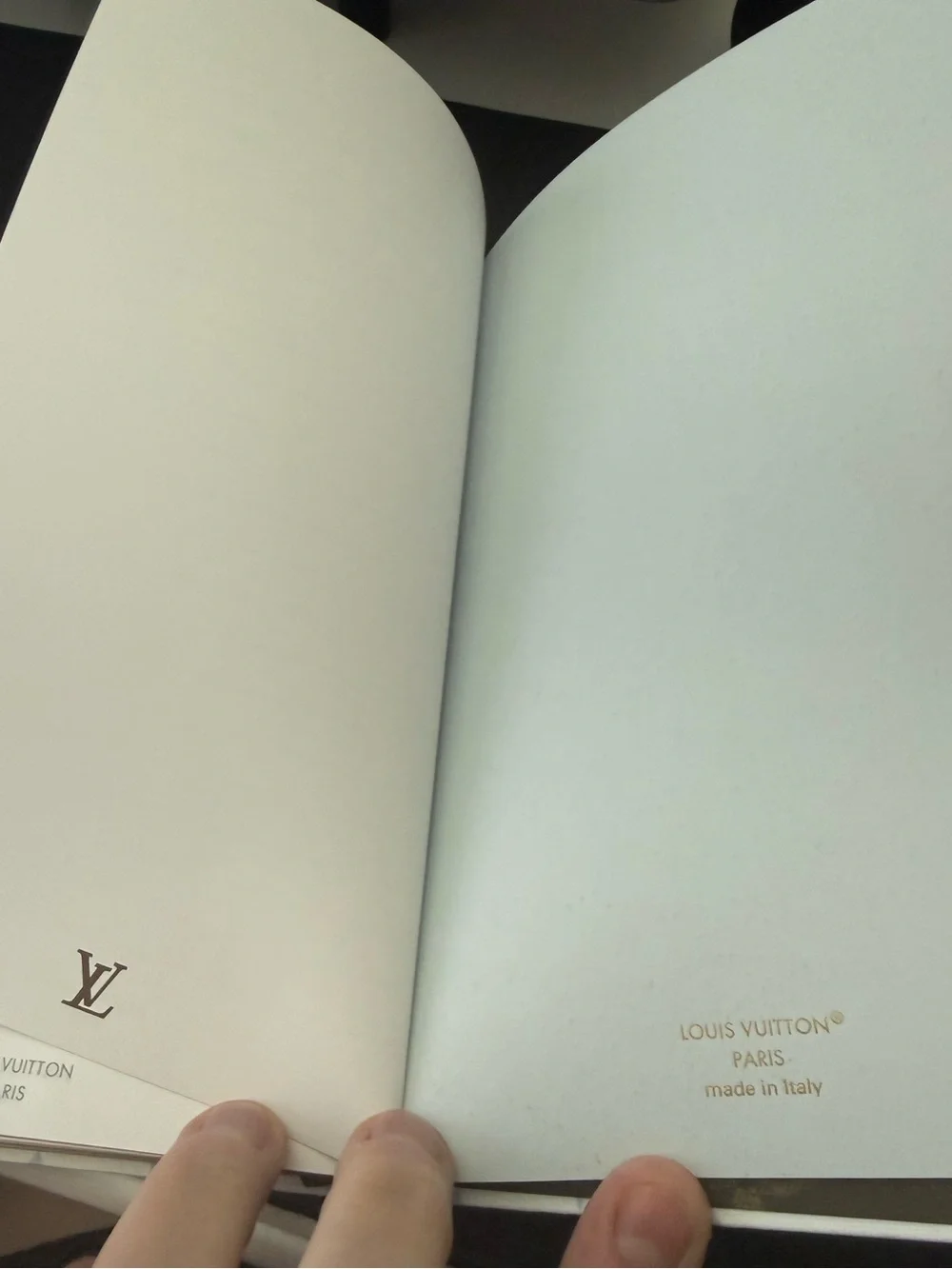 NEW Louis Vuitton Jane Notebook MM & Stickers Monogram Blue GI1359 Authentic